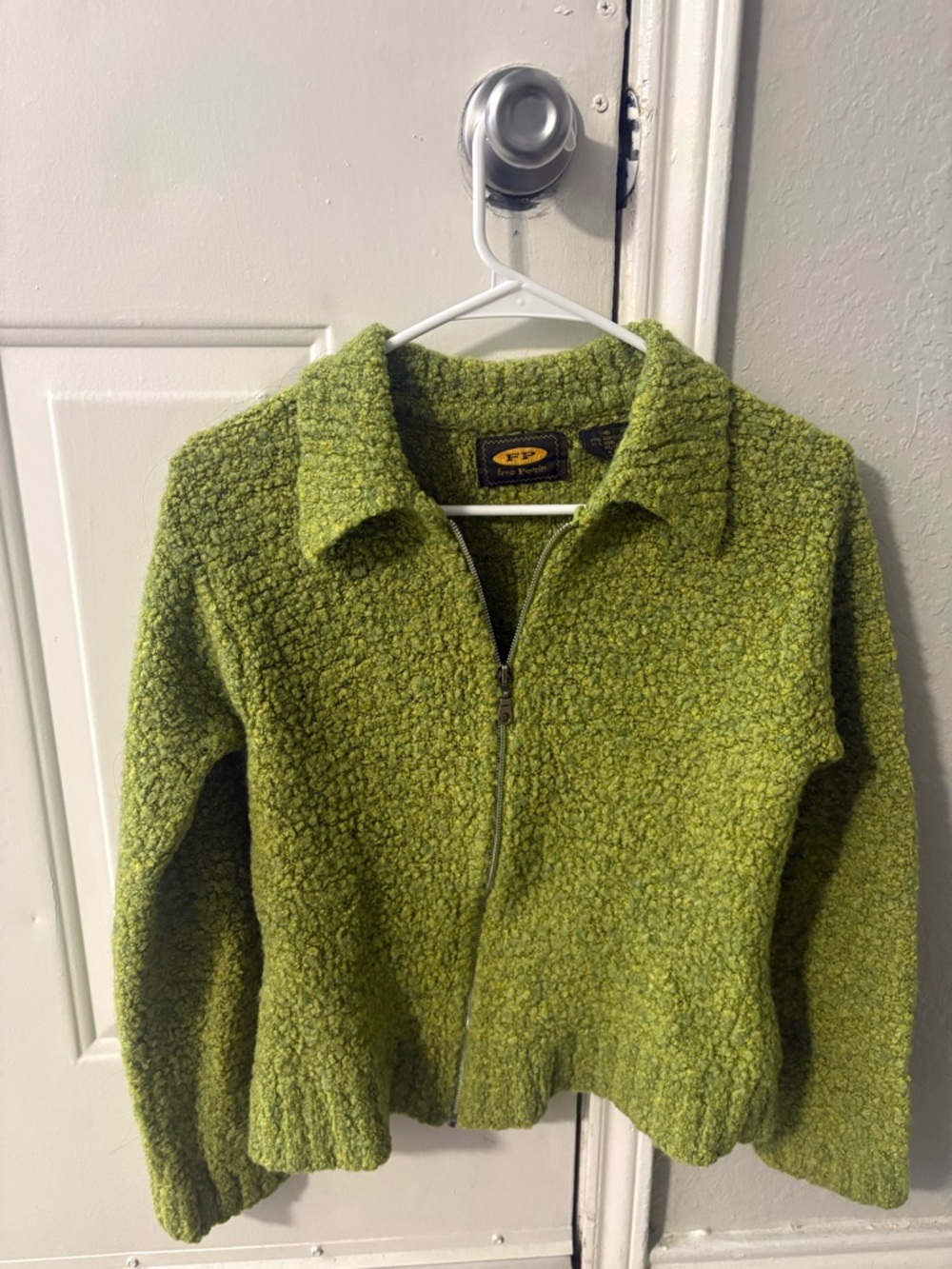 Vintage free people zip up sweater